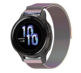 Strap-it® Garmin Venu 2s 40mm Milanese Armband (Regenbogen) Strap-it® Garmin Venu 2s 40mm Milanese Armband (Regenbogen)