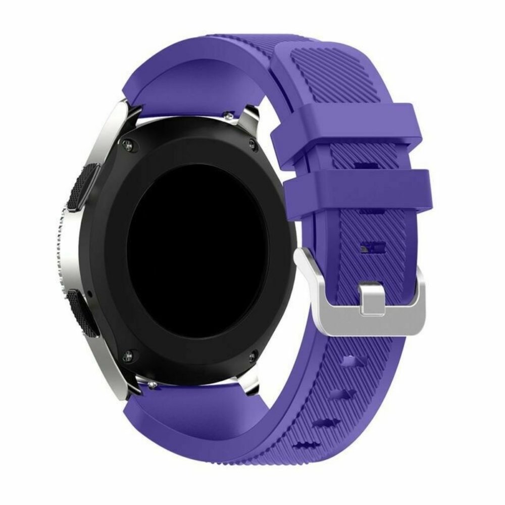 Strap-it® Strap-it Samsung Galaxy Watch 3 45mm Silikonarmband (Violett)