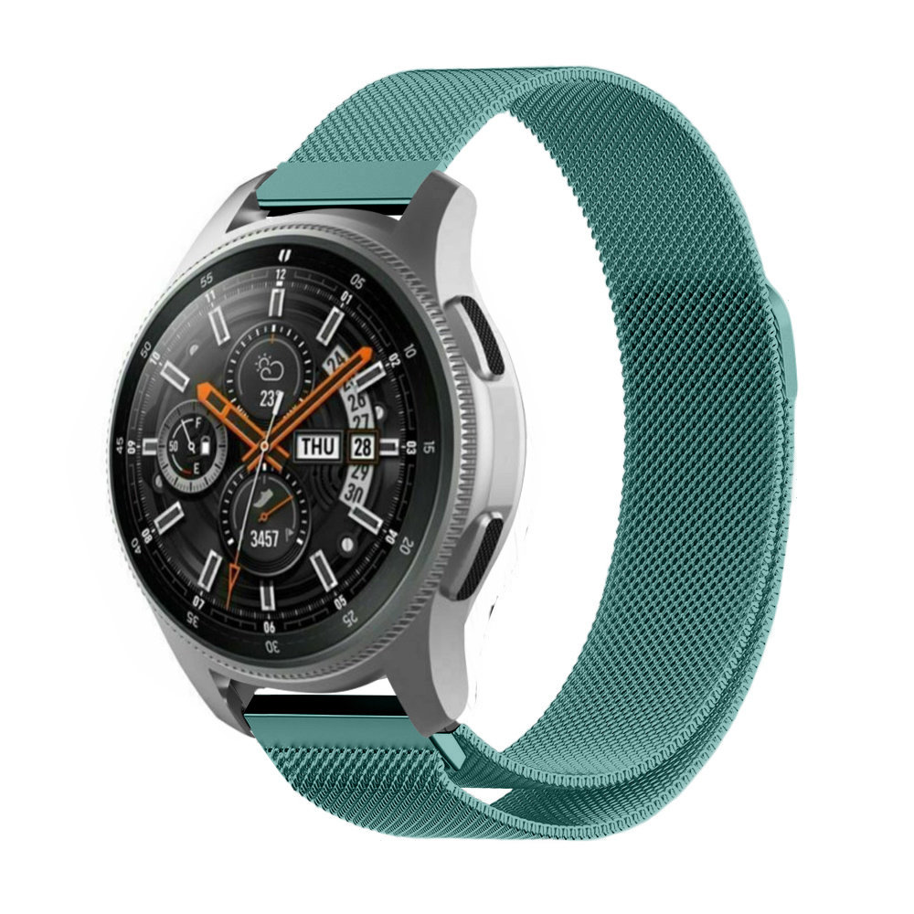 Strap-it® Strap-it Samsung Galaxy Watch 46mm Milanese Armband (Grün) Strap-it® Strap-it Samsung Galaxy Watch 46mm Milanese Armband (Grün)