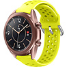 Strap-it® Strap-it Samsung Galaxy Watch 3 - 41mm Silikonarmband mit Löchern (Gelb) Strap-it® Strap-it Samsung Galaxy Watch 3 - 41mm Silikonarmband mit Löchern (Gelb)