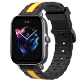 Strap-it® Amazfit GTS 3 Special Edition Armband (Schwarz/Gelb) Strap-it® Amazfit GTS 3 Special Edition Armband (Schwarz/Gelb)