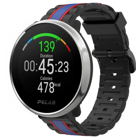 Strap-it® Strap-it Polar Ignite Special Edition Armband (Schwarz/Blau) Strap-it® Strap-it Polar Ignite Special Edition Armband (Schwarz/Blau)