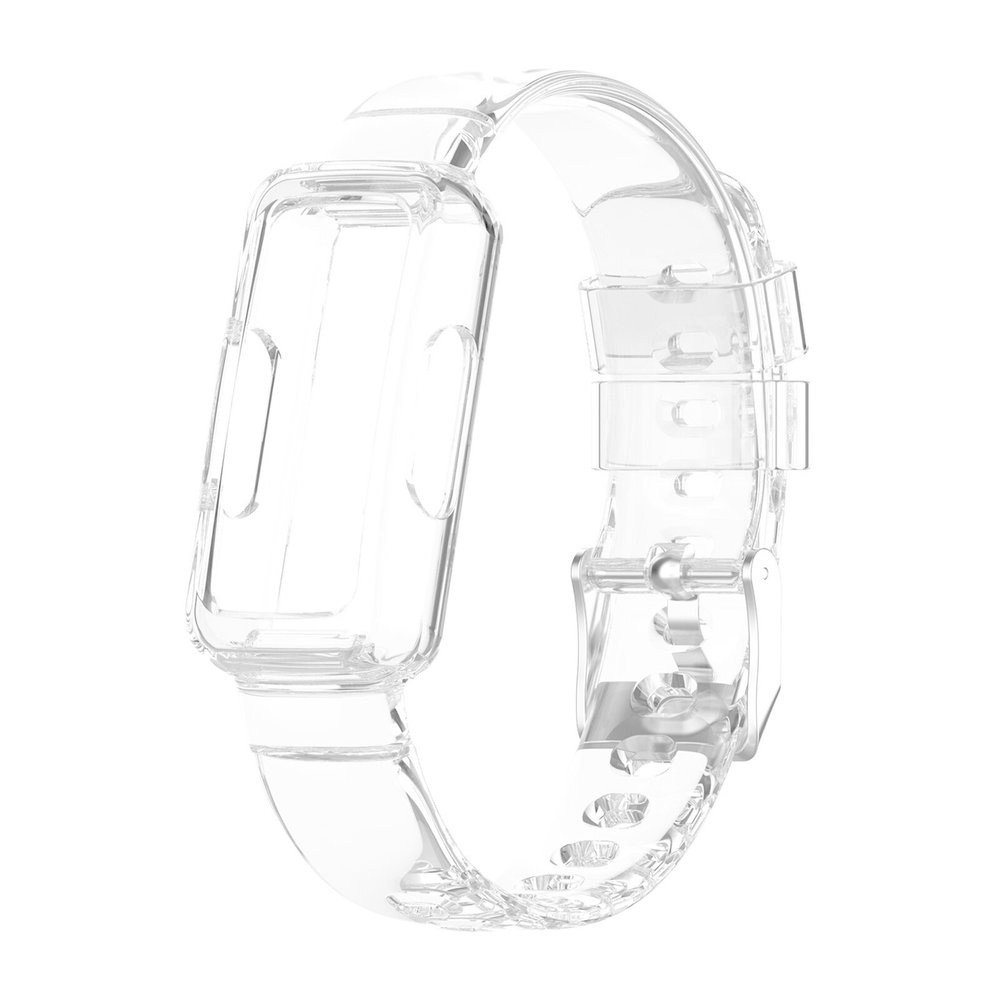 Strap-it® Strap-it Fitbit Luxe Clear TPU-Armband (Transparent) Strap-it® Strap-it Fitbit Luxe Clear TPU-Armband (Transparent)