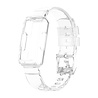 Strap-it® Strap-it Fitbit Luxe Clear TPU-Armband (Transparent) Strap-it® Strap-it Fitbit Luxe Clear TPU-Armband (Transparent)