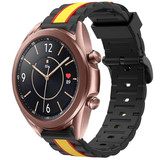 Strap-it® Samsung Galaxy Watch 3 41mm Special Edition Armband (Schwarz/Gelb) Strap-it® Samsung Galaxy Watch 3 41mm Special Edition Armband (Schwarz/Gelb)
