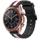 Strap-it® Samsung Galaxy Watch 3 41mm Special Edition Armband (Schwarz/Weiß) Strap-it® Samsung Galaxy Watch 3 41mm Special Edition Armband (Schwarz/Weiß)