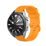 Strap-it® Samsung Galaxy Watch 3 45mm Luxus Silikonarmband (Orange) Strap-it® Samsung Galaxy Watch 3 45mm Luxus Silikonarmband (Orange)
