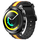 Strap-it® Samsung Gear Sport Special Edition Armband (Schwarz/Gelb) Strap-it® Samsung Gear Sport Special Edition Armband (Schwarz/Gelb)