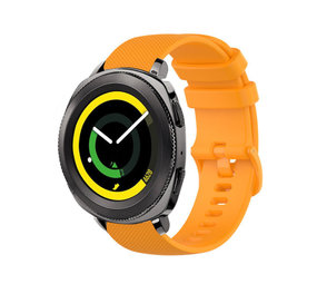 Strap-it® Samsung Gear Sport Luxus Silikonarmband (Orange) Strap-it® Samsung Gear Sport Luxus Silikonarmband (Orange)
