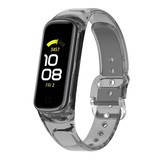 Strap-it® Samsung Galaxy Fit 2 sonnenverfärbendes Kristallband (Transparent-Schwarz)
