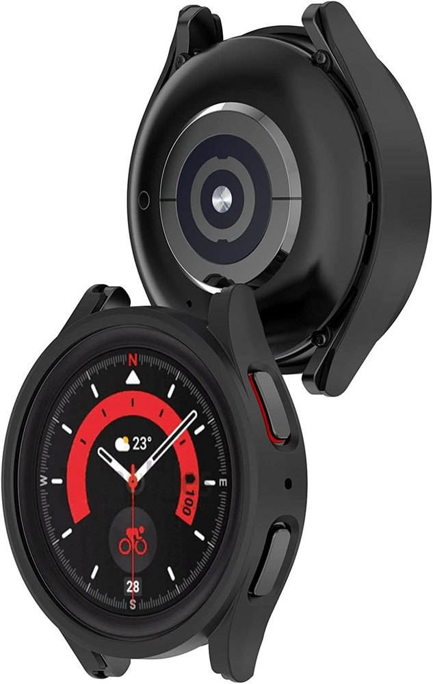 Strap-it® Strap-it Samsung Galaxy Watch 5 Pro Hardcase Hülle (Schwarz) Strap-it® Strap-it Samsung Galaxy Watch 5 Pro Hardcase Hülle (Schwarz)