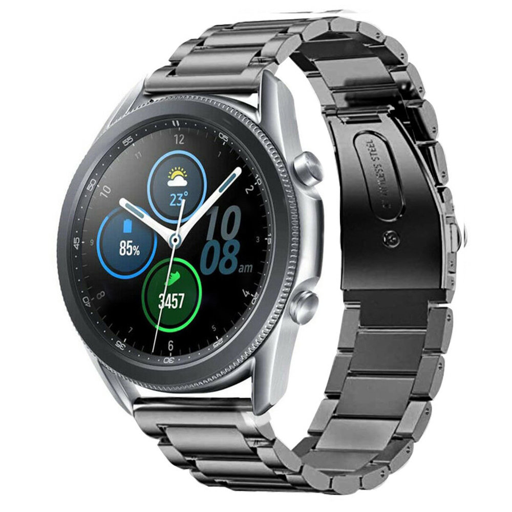 Strap-it® Strap-it Samsung Galaxy Watch 3 45mm Titanarmband (Graphit) Strap-it® Strap-it Samsung Galaxy Watch 3 45mm Titanarmband (Graphit)