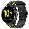 Strap-it® Strap-it Samsung Galaxy Watch Active Sport Schnallenarmband (Schwarz/Gelb) Strap-it® Strap-it Samsung Galaxy Watch Active Sport Schnallenarmband (Schwarz/Gelb)