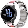 Strap-it® Strap-it Garmin Venu 2s 40mm Stahlarmband (Silber/Rosa) Strap-it® Strap-it Garmin Venu 2s 40mm Stahlarmband (Silber/Rosa)
