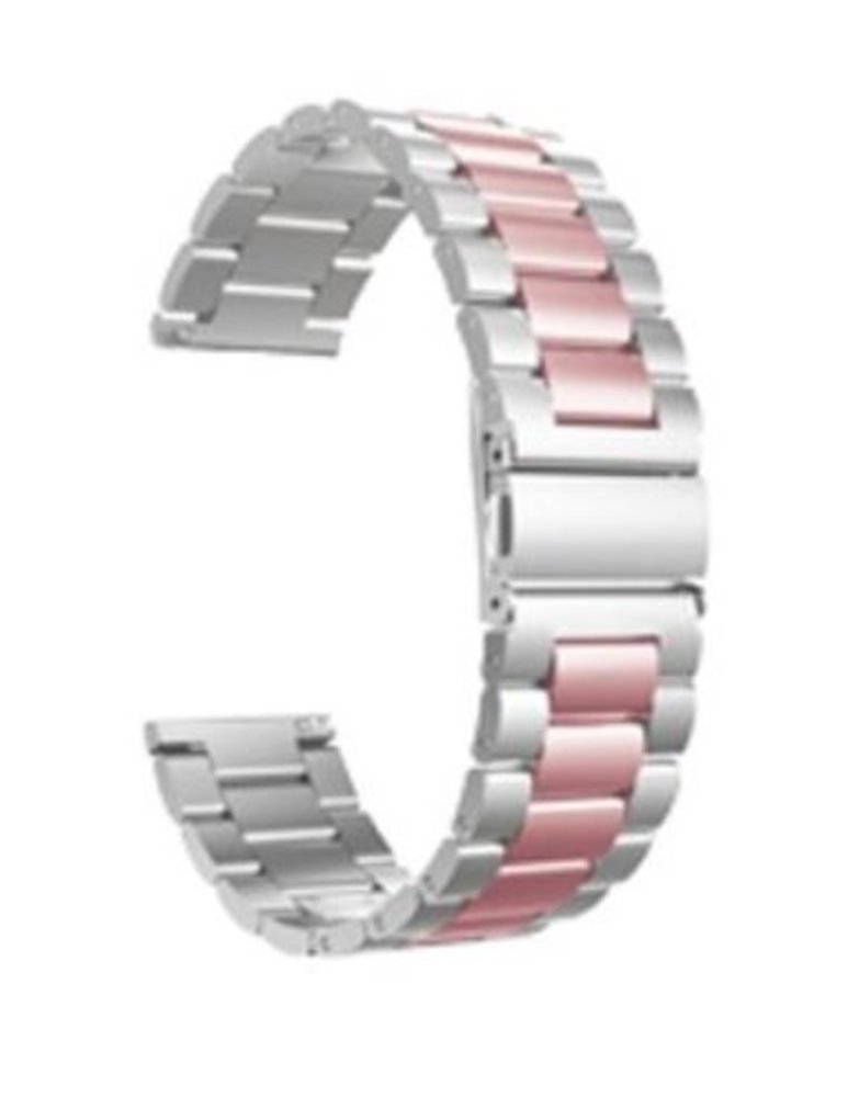 Strap-it® Strap-it Garmin Venu 2s 40mm Stahlarmband (Silber/Rosa) Strap-it® Strap-it Garmin Venu 2s 40mm Stahlarmband (Silber/Rosa)