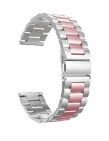 Strap-it® Strap-it Garmin Venu 2s 40mm Stahlarmband (Silber/Rosa) Strap-it® Strap-it Garmin Venu 2s 40mm Stahlarmband (Silber/Rosa)