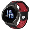 Strap-it® Strap-it Garmin Venu 2s 40mm Sportarmband (Schwarz/Rot) Strap-it® Strap-it Garmin Venu 2s 40mm Sportarmband (Schwarz/Rot)