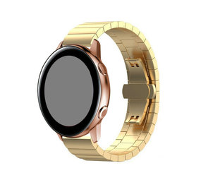Strap-it® Garmin Vivoactive 4s 40mm Metallarmband (Gold) Strap-it® Garmin Vivoactive 4s 40mm Metallarmband (Gold)