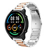 Strap-it® Strap-it Xiaomi Mi Watch Stahlarmband (Silber/Rosagold) Strap-it® Strap-it Xiaomi Mi Watch Stahlarmband (Silber/Rosagold)