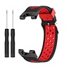 Strap-it® Strap-it Amazfit T-Rex (Pro) Sportarmband (Schwarz/Rot) Strap-it® Strap-it Amazfit T-Rex (Pro) Sportarmband (Schwarz/Rot)