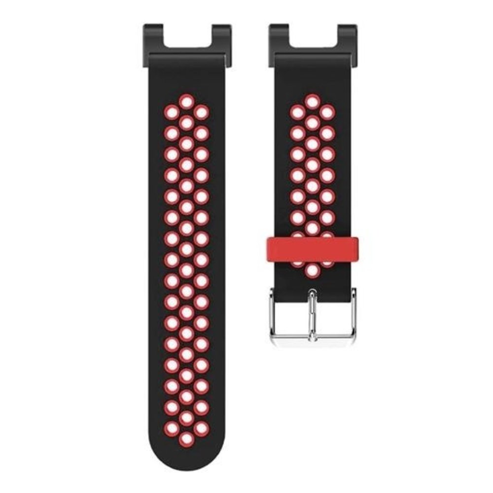 Strap-it® Strap-it Amazfit T-Rex (Pro) Sportarmband (Schwarz/Rot) Strap-it® Strap-it Amazfit T-Rex (Pro) Sportarmband (Schwarz/Rot)