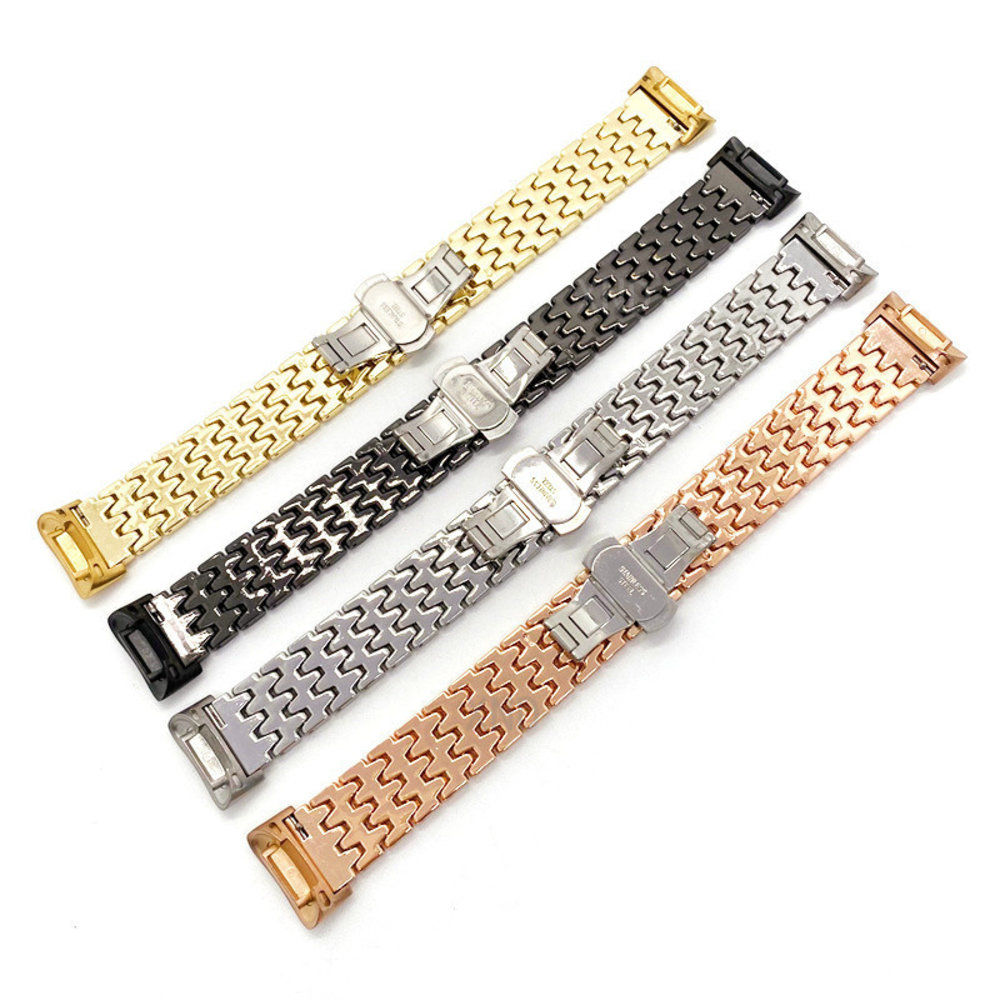 Strap-it® Strap-it Fitbit Charge 5 Drache Stahlarmband (Rosagold) Strap-it® Strap-it Fitbit Charge 5 Drache Stahlarmband (Rosagold)