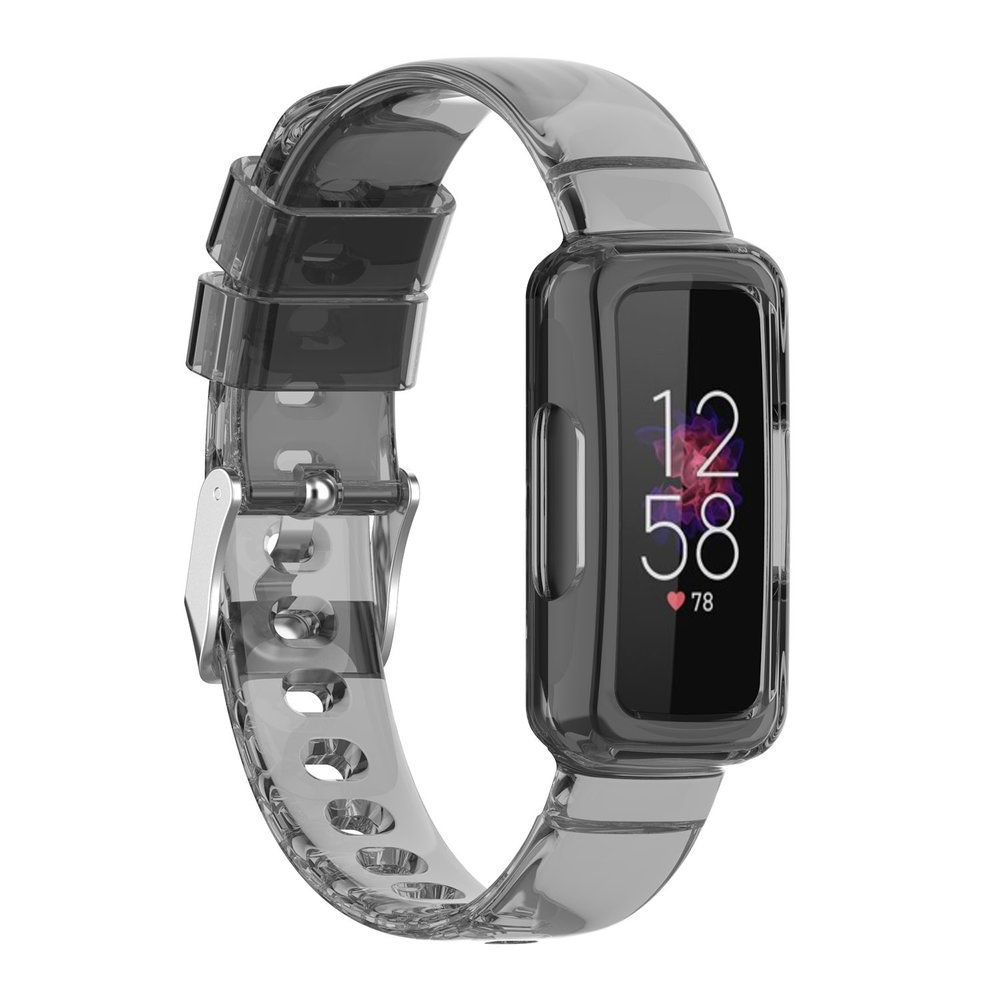 Fitbit Luxe Clear TPUArmband (TransparentSchwarz