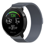 Strap-it® Polar Vantage M Milanese Armband (Space Grey) Strap-it® Polar Vantage M Milanese Armband (Space Grey)