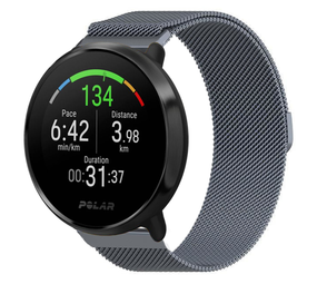 Strap-it® Polar Vantage M Milanese Armband (Space Grey) Strap-it® Polar Vantage M Milanese Armband (Space Grey)