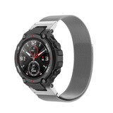 Strap-it® Amazfit T-Rex (Pro) Milanese Armband (Silber) Strap-it® Amazfit T-Rex (Pro) Milanese Armband (Silber)