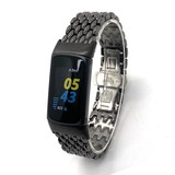 Strap-it® Fitbit Charge 5 Drache Stahlarmband (Schwarz) Strap-it® Fitbit Charge 5 Drache Stahlarmband (Schwarz)