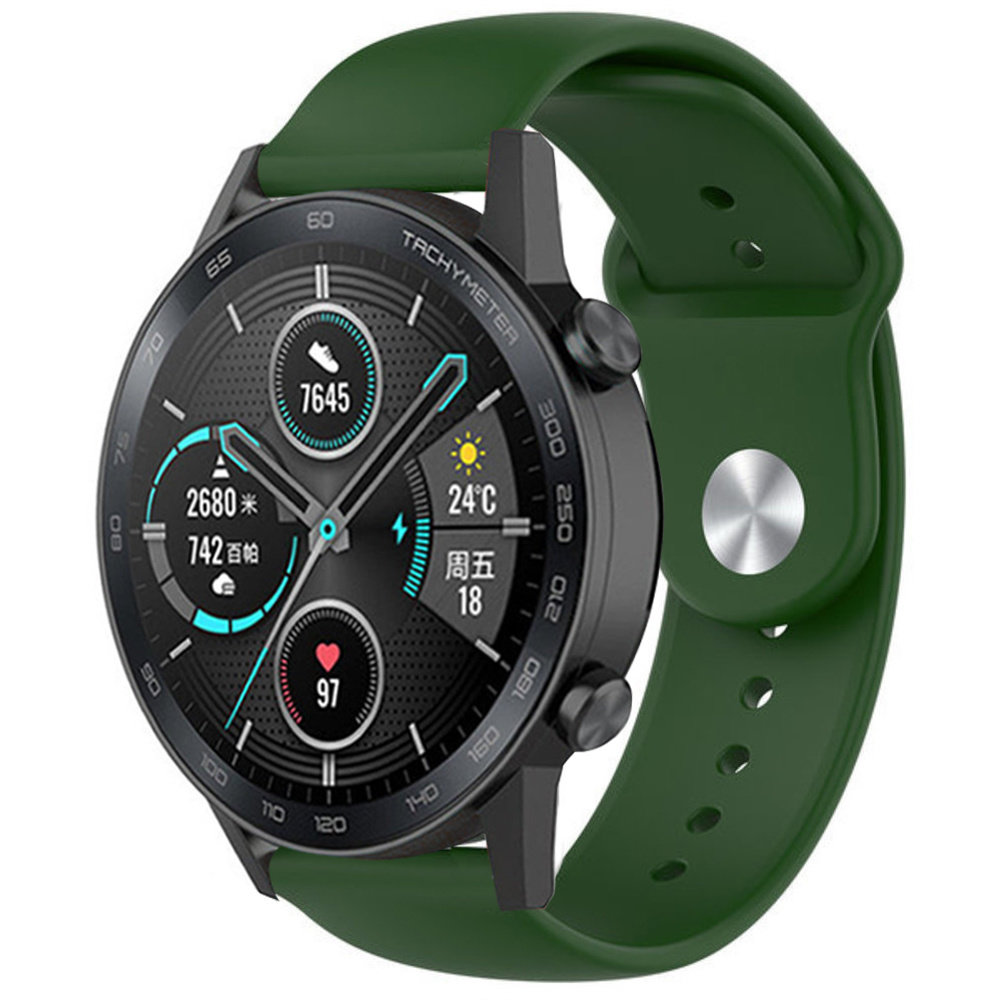 Strap-it® Strap-it Honor Magic Watch 2 Sportarmband (Armeegrün)