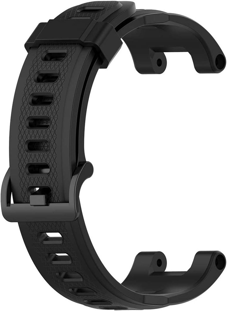 Strap-it® Strap-it Amazfit T-Rex (Pro) Silikonarmband (Schwarz) Strap-it® Strap-it Amazfit T-Rex (Pro) Silikonarmband (Schwarz)