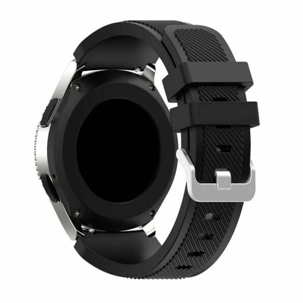 Strap-it® Strap-it Honor Magic Watch 2 Silikonarmband (Schwarz)