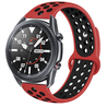 Strap-it® Strap-it Samsung Galaxy Watch 3 45mm Sportarmband (Rot/Schwarz) Strap-it® Strap-it Samsung Galaxy Watch 3 45mm Sportarmband (Rot/Schwarz)