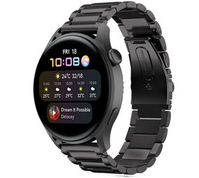 Strap-it® Huawei Watch 3 (Pro) Titanarmband (Schwarz) Strap-it® Huawei Watch 3 (Pro) Titanarmband (Schwarz)