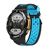 Strap-it® Strap-it Amazfit T-Rex 2 Sportarmband (Schwarz/Blau) Strap-it® Strap-it Amazfit T-Rex 2 Sportarmband (Schwarz/Blau)