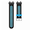 Strap-it® Strap-it Amazfit T-Rex 2 Sportarmband (Schwarz/Blau) Strap-it® Strap-it Amazfit T-Rex 2 Sportarmband (Schwarz/Blau)