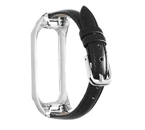 Strap-it® Samsung Galaxy Fit 2 Lederarmband (Schwarz) Strap-it® Samsung Galaxy Fit 2 Lederarmband (Schwarz)