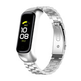 Strap-it® Samsung Galaxy Fit 2 Stahlarmband (Silber) Strap-it® Samsung Galaxy Fit 2 Stahlarmband (Silber)