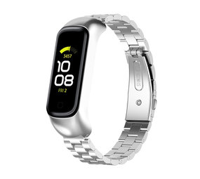 Strap-it® Samsung Galaxy Fit 2 Stahlarmband (Silber) Strap-it® Samsung Galaxy Fit 2 Stahlarmband (Silber)