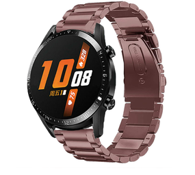 Strap-it® Huawei Watch GT 2 Stahlarmband (Bronze-Gold) Strap-it® Huawei Watch GT 2 Stahlarmband (Bronze-Gold)