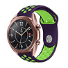 Strap-it® Strap-it Samsung Galaxy Watch 3 41mm Sportarmband (Lila/Grün) Strap-it® Strap-it Samsung Galaxy Watch 3 41mm Sportarmband (Lila/Grün)