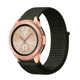 Strap-it® Samsung Galaxy Watch 42mm Nylon Armband (Dunkelgrün) Strap-it® Samsung Galaxy Watch 42mm Nylon Armband (Dunkelgrün)