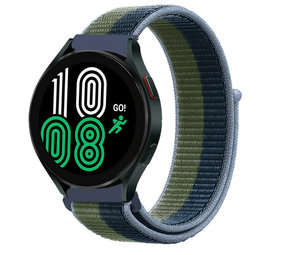 Strap-it® Samsung Galaxy Watch 4 44mm Nylon Armband (Moosgrün) Strap-it® Samsung Galaxy Watch 4 44mm Nylon Armband (Moosgrün)