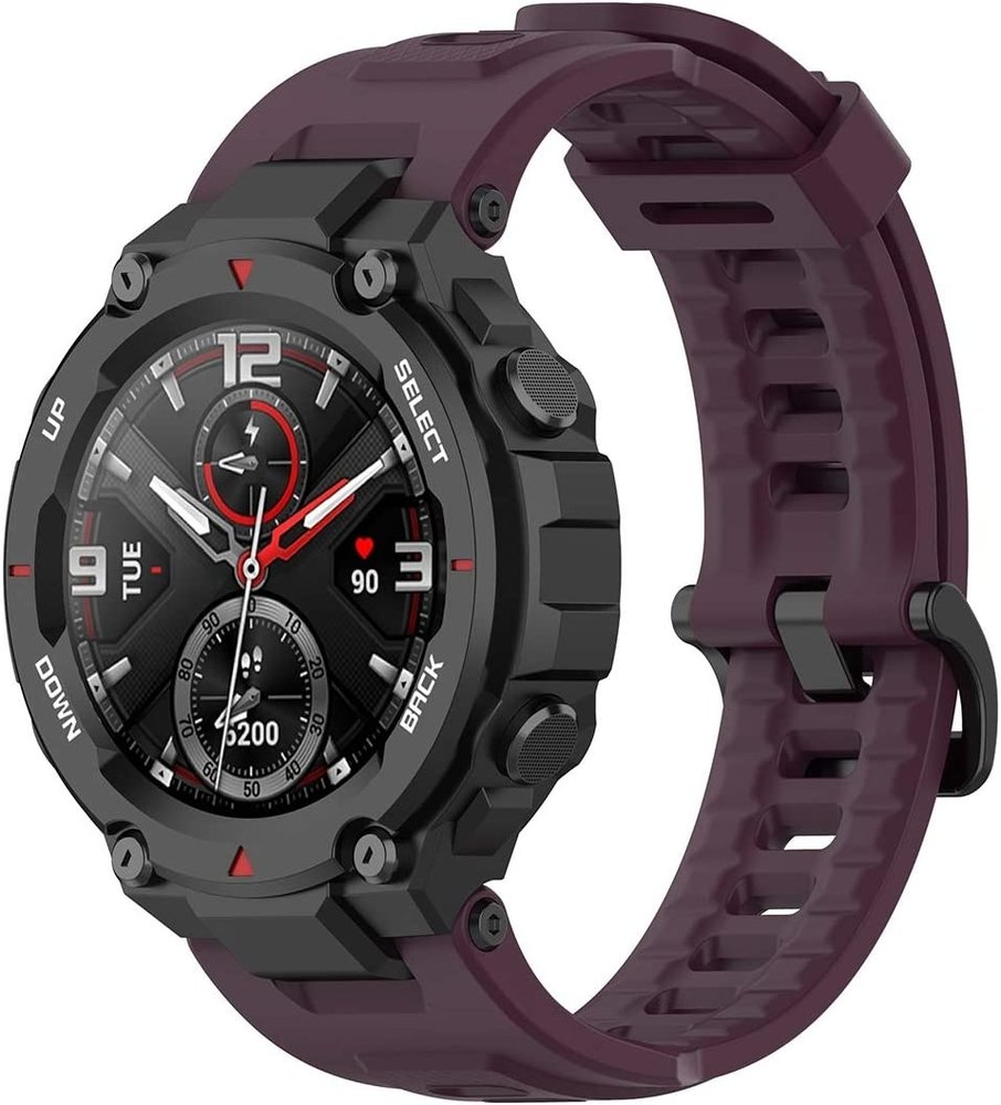Strap-it® Strap-it Amazfit T-Rex (Pro) Silikonarmband (Lila) Strap-it® Strap-it Amazfit T-Rex (Pro) Silikonarmband (Lila)