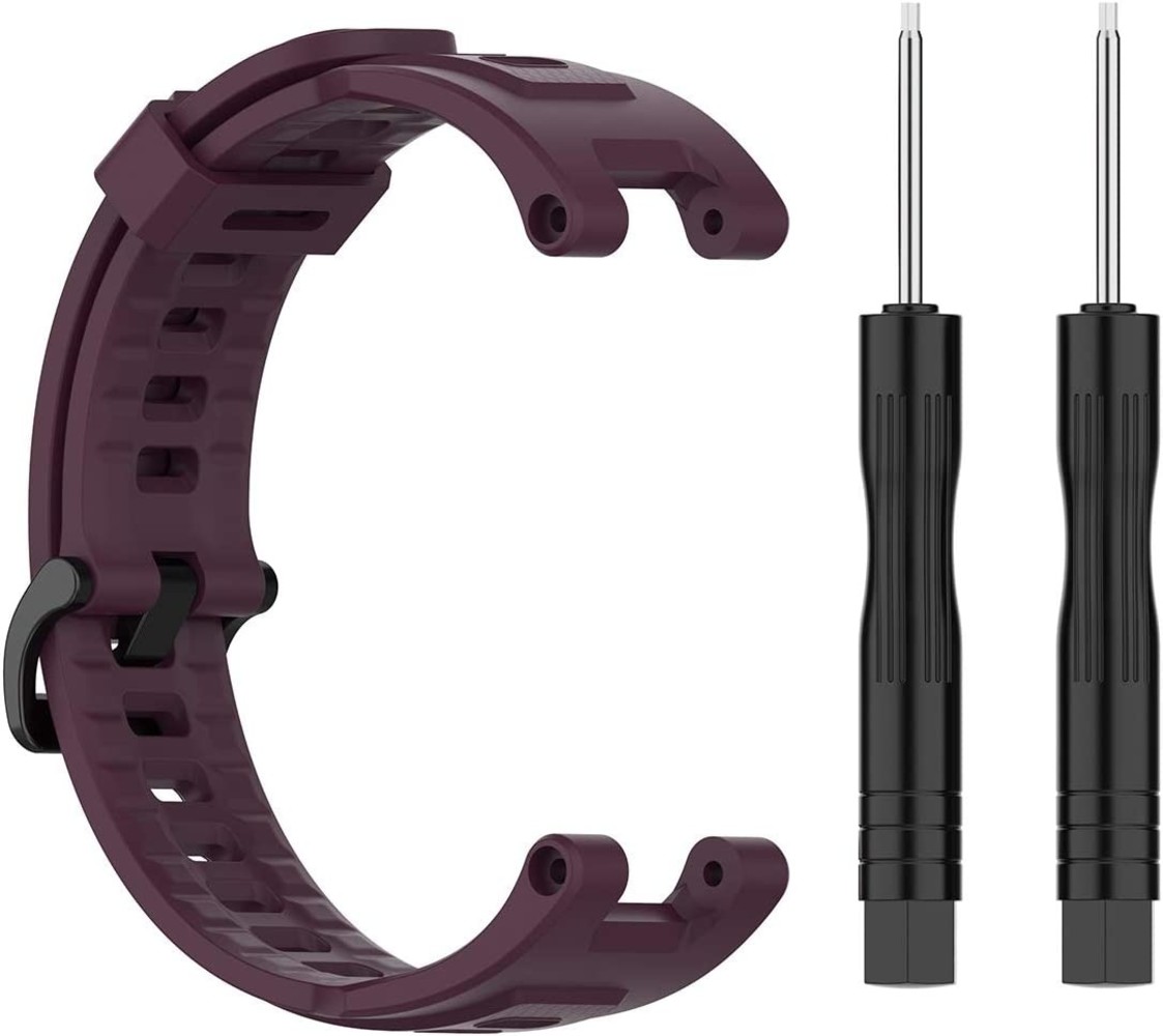 Strap-it® Strap-it Amazfit T-Rex (Pro) Silikonarmband (Lila) Strap-it® Strap-it Amazfit T-Rex (Pro) Silikonarmband (Lila)
