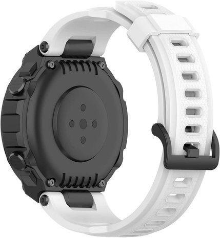 Strap-it® Strap-it Amazfit T-Rex (Pro) Silikonarmband (Weiß) Strap-it® Strap-it Amazfit T-Rex (Pro) Silikonarmband (Weiß)