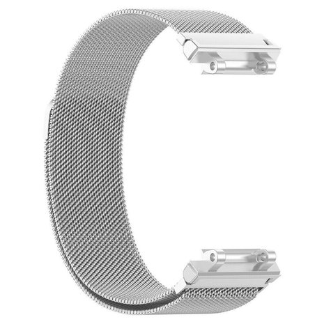 Strap-it® Strap-it Amazfit T-Rex 2 Milanese Armband (Silber) Strap-it® Strap-it Amazfit T-Rex 2 Milanese Armband (Silber)