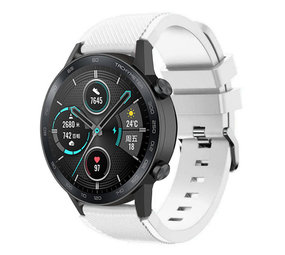 Strap-it® Honor Magic Watch 2 Silikonarmband (Weiß) Strap-it® Honor Magic Watch 2 Silikonarmband (Weiß)